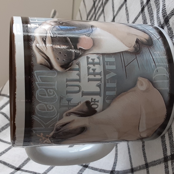 Pug Mug 10 oz My Pedigree Pals c2013 Dean Kendrick - Picture 5 of 13